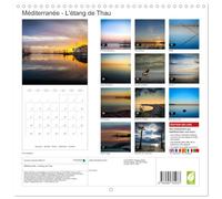 Méditerranée - L'étang de Thau (Calendrier mural carré 2027 30 x 30 cm) Calendrier double avec une page pour vos prises de notes