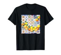 Mediterráneo marroquí italiano verano limón arte Camiseta