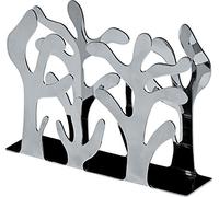 ALESSI Servilletero Mediterraneo Acero Inoxidable plata