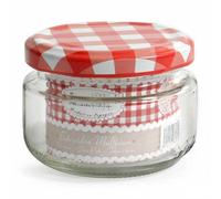 Mediterraneo Tarro de Cristal 2660135 (140 CC) Vidrio 140 ml (12 Unidades)
