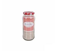 Mediterraneo Tarro Transparente Vidrio 580 ml (12 Unidades)