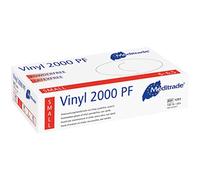 Meditrade 1251S Vinyl 2000 PF Examination Guantes de Vinilo, sin Polvo, no Estéril, Talla S, Paquete de 100 Guantes