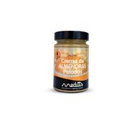 Meditts - Crema de Almendras Peladas 350 gr | Mantequilla de Almendras 100% Natural | Sin Azúcar Añadido | Apta para Dieta Keto, Vegana y Vegetariana | Sin Conservantes | Rica en Proteínas y Fibra