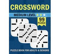 Medium Crossword Puzzle Book For Adults and Seniors: Fun exercises for the brain to maintain mental health and activity
