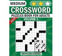 Medium Crossword Puzzle Book Volume 5: Engaging Crossword Puzzles for Adults & Seniors A Fun Way to Relax, Unwind, and Keep Your Mind Sharp