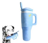 Medium Dog Interactive Toy, Soft Plush Pet Toy, Puppy Chew Toy with Squeaker, Pet Water Cup Plush Toy, Fun Dog Squeaky Toy, Multi-Size Dog Chew Toy, Safe Plush Toy for Dogs
