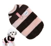 Medium Dog Sweater, Warm Plush Dog Jacket With Pull Ring, Comfortable Pet