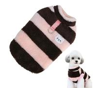 Medium Dog Sweater, Warm Plush Dog Jacket with Pull Ring, Comfortable Pet Winter Outfit, Soft Cold Weather Apparel For Small Medium Breeds, Cozy Puppy Clothes Outdoor Walks