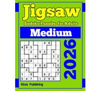 Medium Jigsaw Sudoku Puzzles for Adults 2026: 2026 Loco Sudoku Adult Puzzle Book for Adult