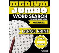 Medium Jumbo Word Search - Volume 1:: 140 Large Print Word Search Puzzles for Adults, Seniors & Teens (All the Random™ Word Search Puzzles)