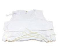 Medium Kosher 100% White Jewish Gift Cotton Israel Tzitzit Tsitsit Tallit Katan by Body-Soul-n-Spirit Accessories