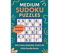 Medium Level Sudoku with Solutions: 300 Challenging Puzzles to Train Your Brain