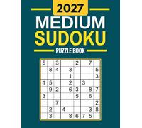 Medium Sudoku Book for Adults: 320 Sudoku Puzzles with full Solutions