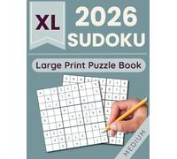 Medium Sudoku For Seniors Large Print:: 240 Huge XL Print Puzzle Book Including Solutions (XL Print Sudoku Puzzle Book)