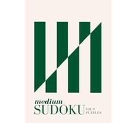Medium Sudoku: Pretty Travel Size Bauhaus Sudoku Puzzle A5 Size | Focus. Flow. Clarity.
