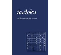 Medium Sudoku Puzzle Book: 220 Puzzles with Solutions · Pocket Size