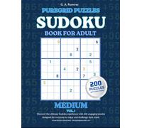 Medium Sudoku Puzzle Book for Adults: 150 Challenging 9x9 Puzzles with Solutions - Vol. 1 (PureGrid Puzzles)