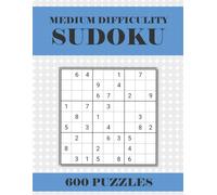 Medium Sudoku Puzzle Book for Adults: 600 Moderate Sudoku Puzzles with Solutions | Large Print 8.5 x 11 (Sudoku Puzzle Collection)