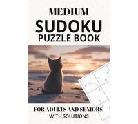 Medium Sudoku Puzzle Book: Sudoku Puzzle for Adults and Seniors | 6x9 inches, 110 pages | 50+ Puzzles | Solutions Included