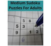 Medium Sudoku Puzzles for Adults: Medium Difficulty Grid Puzzles for Puzzle Lovers and Sudoku Fans