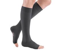 mediven plus CCL2 AD Medias de compresión, cortas, sin puntera, III, antracita