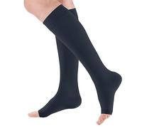 mediven plus CCL2 AD Medias de compresión, cortas, sin puntera, III, azul marino