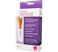 Mediven Thrombexin Media 18 Largo Blanco Talla L-X 1 Par