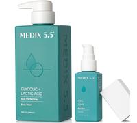 MEDIX 5.5 Exfoliante AHA AHA Glycolic Acclico Camino y lavado de carrocera + colgeno Hidratante Camino Camino Locin Cuidado de la piel 2 PC Set |