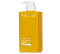 Medix 5.5 Radiant Glow Vitamina C Body Wash con niacinamida | Citrus perfumado suave cuerpo y limpiador facial para mujeres piel seca piel y piel de