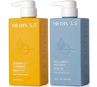 Medix 5.5 Vitamina C Lotin + Collagen Cream Anti envejecimiento Homanticador Conjunto de cuidado de la piel Objetivos de locin de colgeno Arrugas