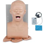 Medizinisches Trainingsset für Erwachsene, Anatomiemodelle, Intubationssimulator, PVC-Intubationspuppe für Erwachsene, Lehrmodell, Trainer für orales oder nasales Atemwegsmanagement, Trachea