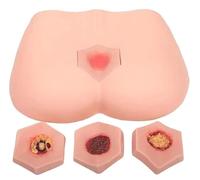 Medizinisches Trainingsset für Erwachsene: Dekubitus-Übungsmodell - 4 Stadien von Wundliegen, PVC-Druckgeschwürmodell für medizinische Praxis und Lehre