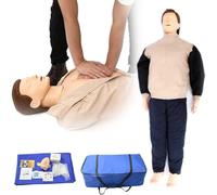 Medizinisches Trainingsset für Erwachsene: Ganzkörper-HLW-Trainingsset, künstliche Beatmung, Brustkorbkompressionen, medizinisches Lehrmodell für die kardiopulmonale Reanimation, für Bildung