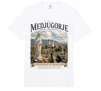 Medjugorje Bosnia - Nuestra Señora de Medjugorje Peregrinación Comfort Colors Adult Heavyweight T-Shirt