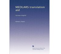 MEDLARS translation aid: German-English