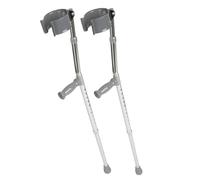 Medline Aluminum Forearm Crutches, Adult by Medline