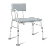 Medline Banco de Transferencia Acolchado, Patas de Ventosa, Brazo Lateral, soporta hasta 400 Libras