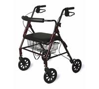 Medline Bariatric Rollator Walker/Seat 400 lb Capacity by Medline