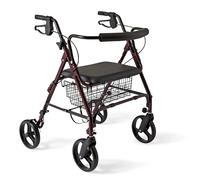 Medline Bariatric Rollator Walker/Seat 400 lb Capacity by Medline