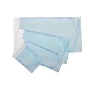 Medline Bolsas de esterilización autosellantes para vapor y gas, indicador de proceso de cambio de color, 5 x 15 pulgadas, material fuerte, preplegado, caja de 1000 unidades cada una