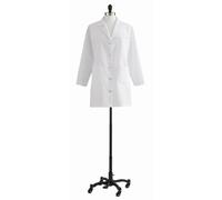 Medline Industries Healthcare - Abrigo largo de laboratorio para mujer, color blanco, Size 24, blanco, 1