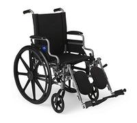 Medline K4 Basic Lightweight Elevating Wheelchairs, Desk Arm, 18 Inch
