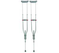Medline Muletas de ajuste rápido, capacidad de peso de 300 libras, 1 par