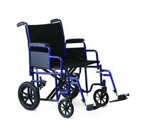 Medline Silla de transporte bariátrico, 22 pulgadas de ancho