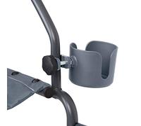 Medline Universal Cup Holder for Wheelchair, for Transport Chair, for rollator, Black, Adjustable