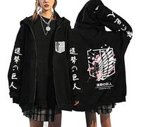MEDM Ataque A Las Sudaderas De Titán Anime Japonés Shingeki No Kyojin Sudadera Harajuku Mujer Chaqueta Ropa Dibujos Animados Unisex-style2||XL