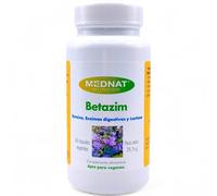 Mednat Betazim 60 Cápsulas Vegetales - Complejo de Enzimas Digestivas con Betaína HCl y Lactasa - Alivio de Digestiones Pesadas, Gases e Intolerancia a la Lactosa - Apoyo Acidez Estomacal