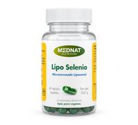 Mednat Nutrition Lipo Selenio - 60 Cápsulas Vegetales - Selenio 200 µg con Vitamina C y Vitamina E - Microenvasado Liposomal - Apto para Veganos y GMO Free