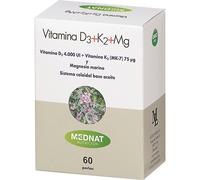Mednat Vitamina D3+K2+Mg 60 Perlas