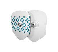 MEDNEX Electrodos de ECG desechables, 36 x 48 mm, para pruebas de estrés y monitorización basal, gel sólido hipoalergénico, adhesión segura, compatibles con todos los modelos de ECG - 2 paquetes de 50